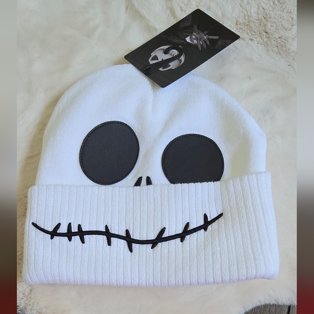 Jack Skellington Beenie Hat Halloween